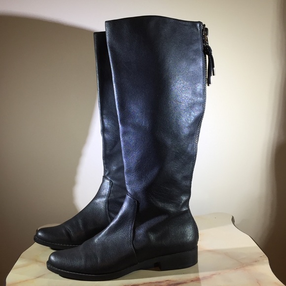 calvin klein leather boots